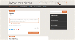 Desktop Screenshot of jadoremesclients.com